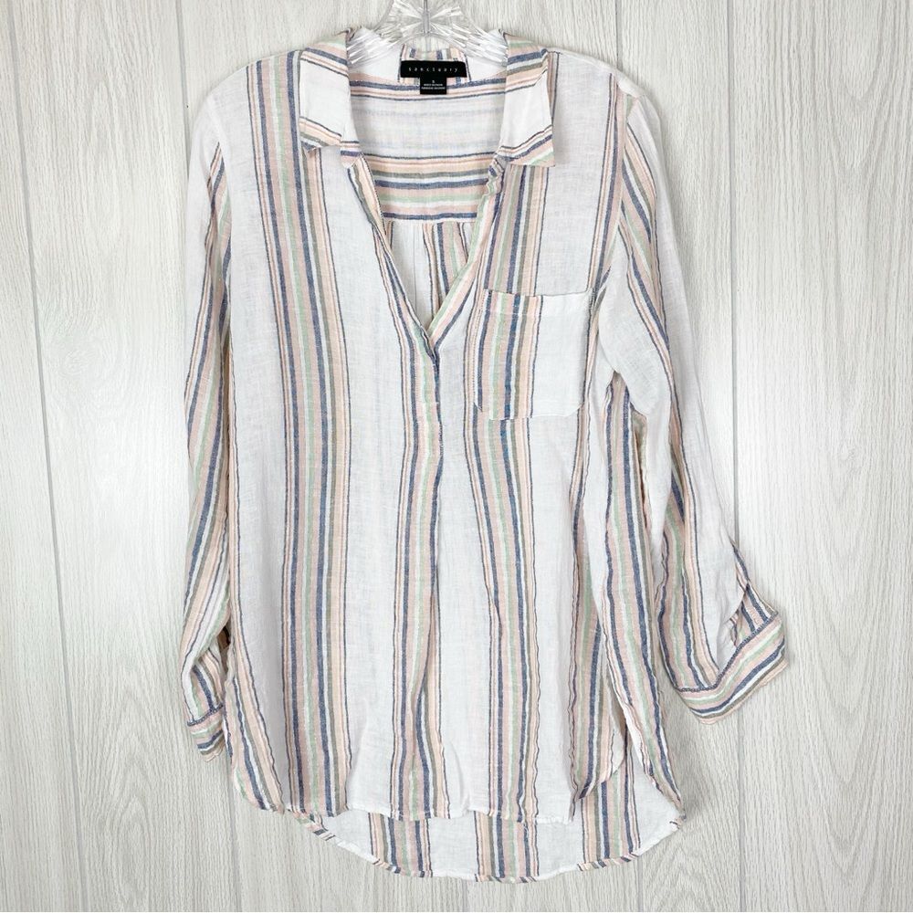 Sanctuary | Miles Tunic in Laurel Canyon Multi Stipe Size Small